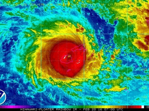 Fidji: vols annulés avant l`arrivée d`un puissant cyclone