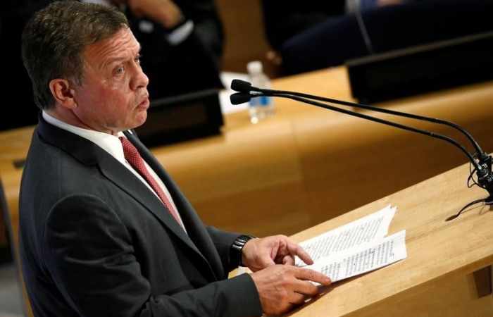 Sommet arabe : le roi de Jordanie vante une solution à deux Etats