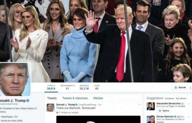 Trump s'explique sur son usage de Twitter