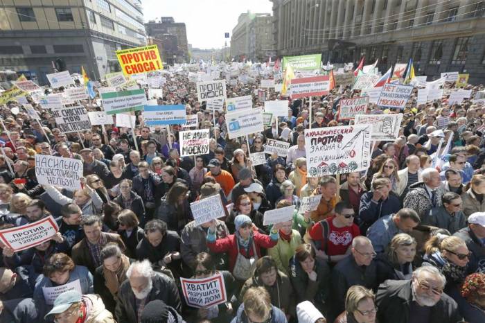 Nouvelle manifestation à Moscou contre un plan de relogement
