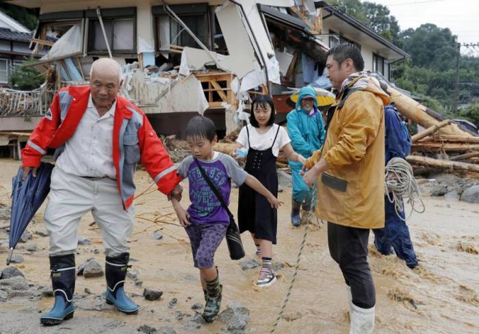15 disparus après des pluies diluviennes au Japon