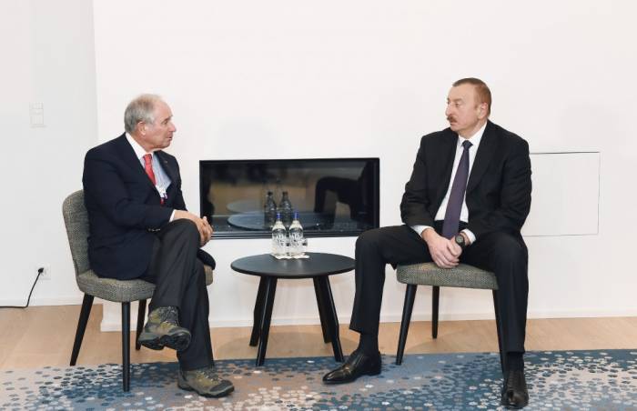 Entretien du président Ilham Aliyev avec le PDG de la société américaine Blackstone