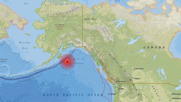 Decretan alerta de tsunami tras registrarse un terremoto de magnitud 8,2 en el golfo de Alaska