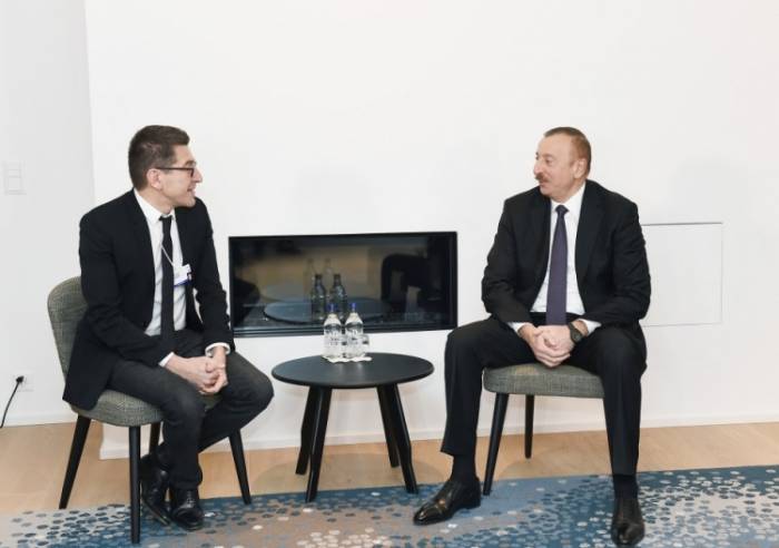 Ilham Aliyev traf sich mit dem Vorsitzenden und CEO von Lazard Freres