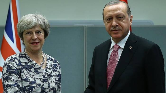 Erdogan, May discuss Operation Olive Branch over phone
