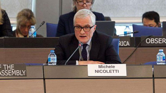 Michele Nicoletti wurde zum neuen PACE-Präsidenten gewählt