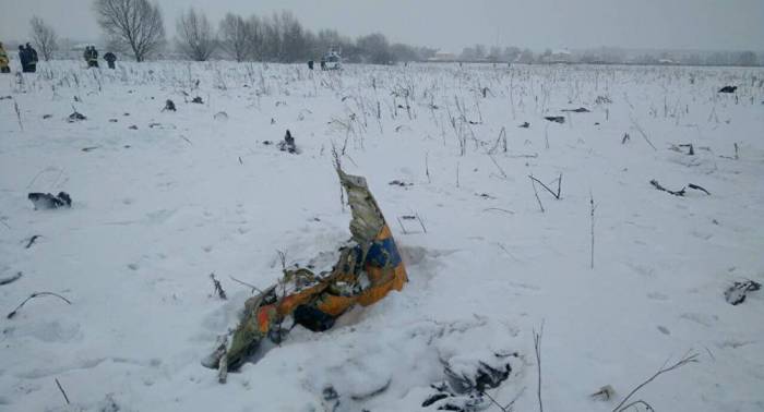Over 200 fragments of bodies found at crash site of Russia