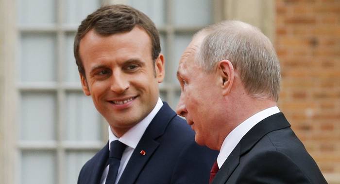 Was stand auf der Agenda? Kreml enthüllt Details von Putin-Macron-Telefongespräch