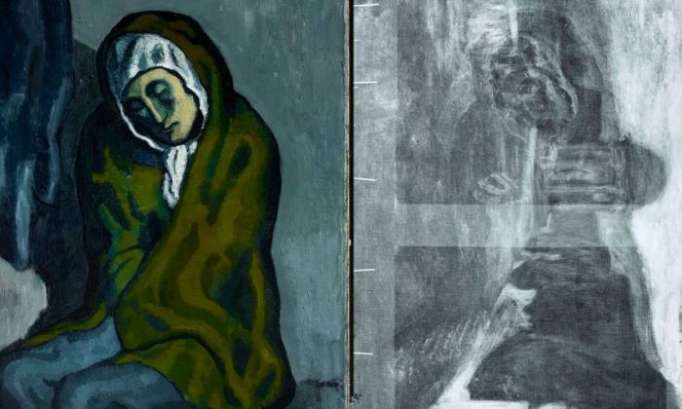 In Picasso’s Blue Period, scanners find Secrets he painted over