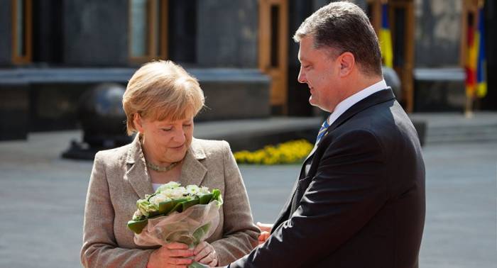Trostpflaster nach mehreren Absagen? Merkel telefoniert mit Poroschenko