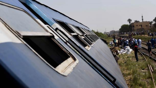 Bericht: Mindestens zehn Menschen sterben bei Zugunglück in Ägypten