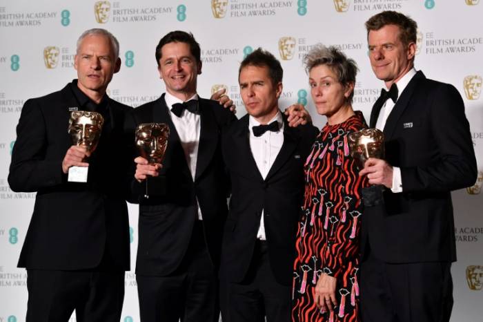 "Three Billboards" grand vainqueur des Bafta Awards