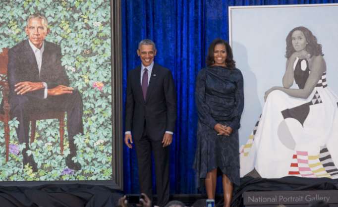 Des portraits des Obama dévoilés dans un musée de Washington - PHOTOS
