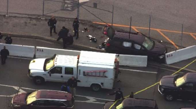 Reportan un tiroteo frente a la sede de la Agencia de Seguridad Nacional de EEUU-FOTO