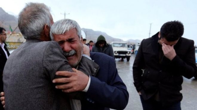 Iran plane crash: Agonising wait continues for relatives