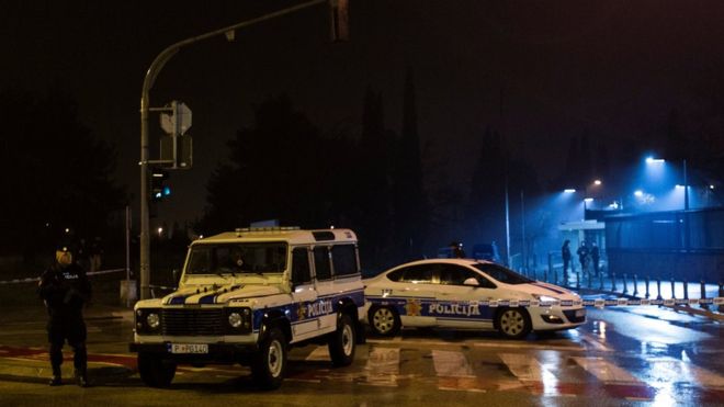 Explosion at US embassy in Montenegro