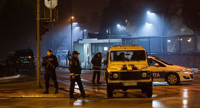 Reportan un ataque con explosivos contra la Embajada de EEUU en Montenegro