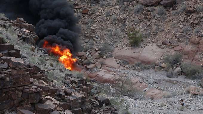 Hubschrauber stürzt im Grand Canyon ab