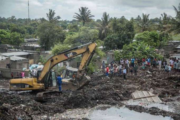 Mozambique garbage dump collapse kills 17 after heavy rains