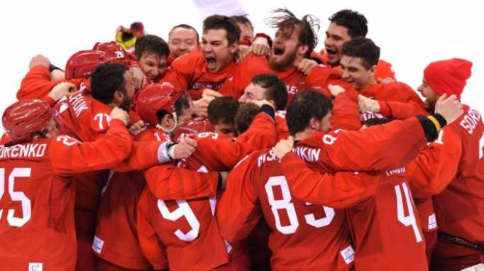Russisches Team schlägt Deutschland und ist Eishockey-Olympiasieger