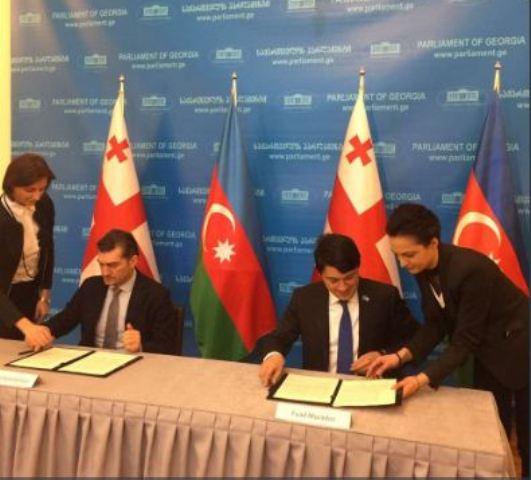 Azerbaijani and Georgian parliamentary committees sign Memorandum of Cooperation 