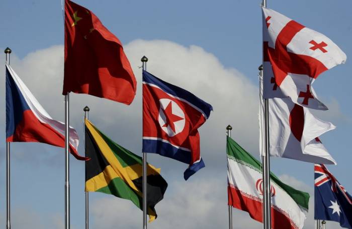 North Korean flag flies in South before Olympic Games opens