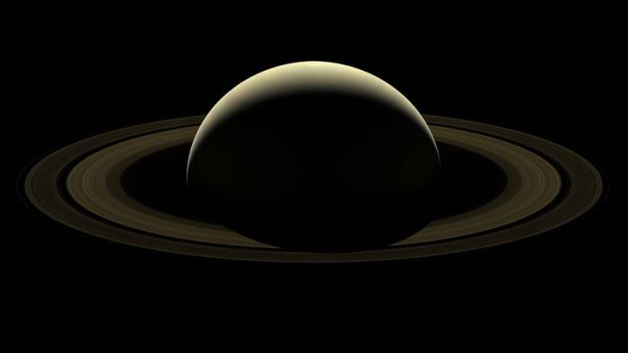 FOTO: El punto exacto donde la sonda Cassini hizo su inmersión 