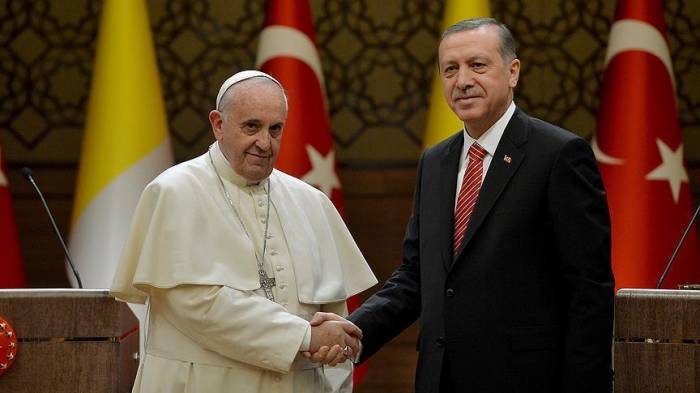 Le pape reçoit le président turc Erdogan