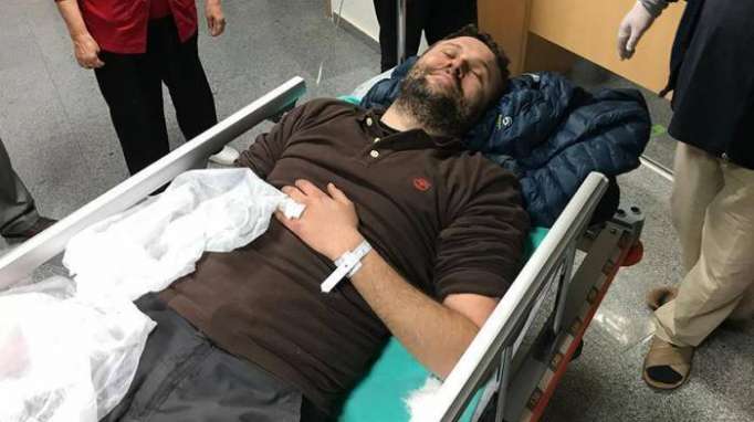 إصابة مراسل الأناضول أثناء تغطية "غصن الزيتون" في عفرين