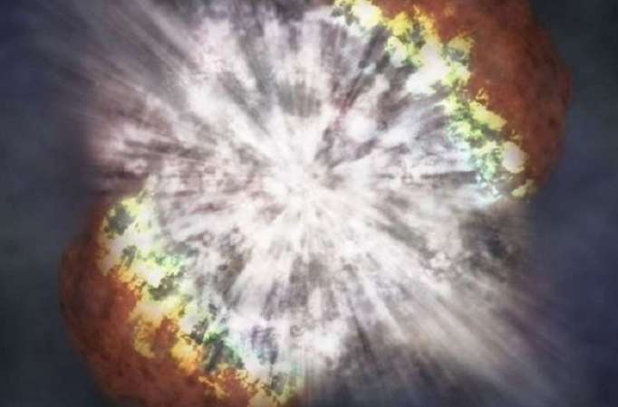 Explosion cosmique il y a 10,5 milliards d