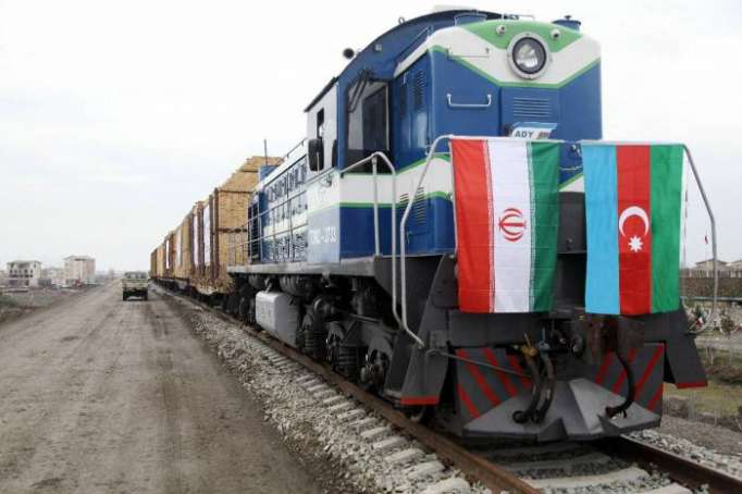 First freight train sent off from Azerbaijan to Iran