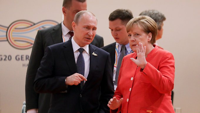 Merkel ist "besorgt" über Putins Säbelrasseln