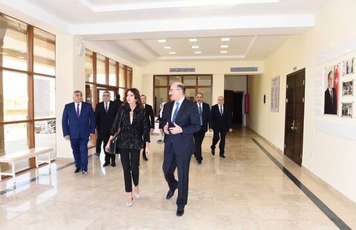 Mehriban Aliyeva asiste a la ceremonia de inauguración del Centro Cultural en Shagan- FOTOS