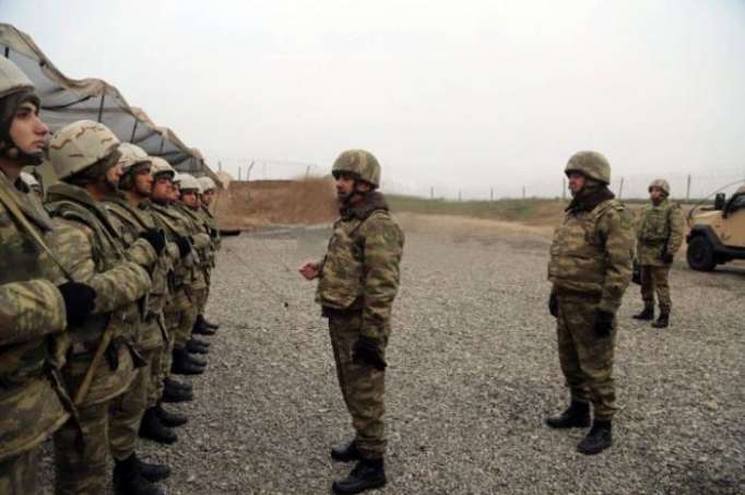 Defense Minister Zakir Hasanov visits military units on front line