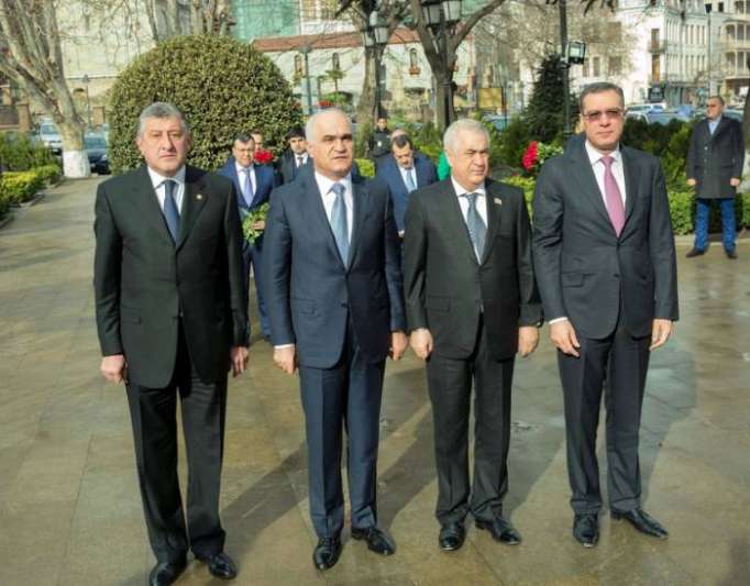 Delegation aus Aserbaidschan zu Besuch in Georgien
