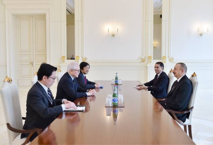 President Ilham Aliyev received Foreign Policy Adviser to Japanese Prime Minister
