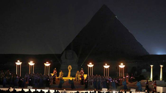 Egipto conmemora los 150 años del nacimiento de la ópera "Aída", de Verdi