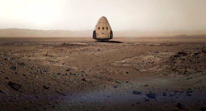 Elon Musks SpaceX plant Jungfernflug eines Mars-Raumschiffs für 2019