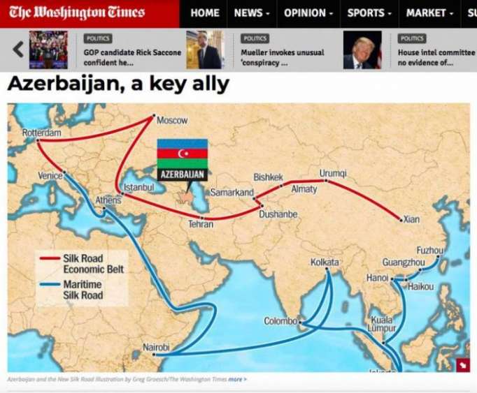 The Washington Times: Azerbaiyán es un aliado clave