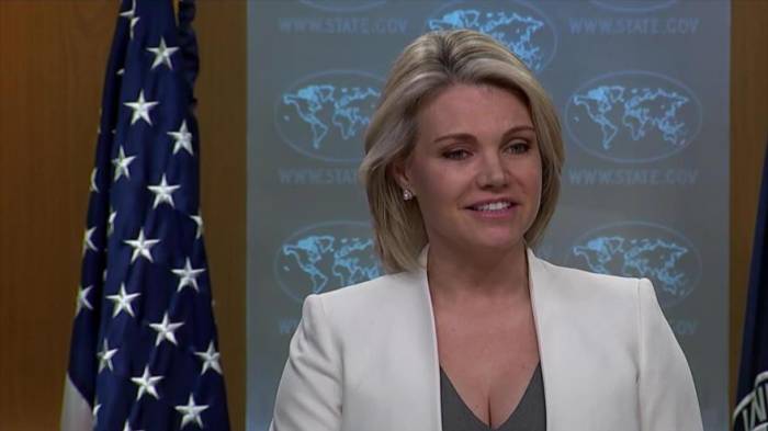 Nauert deja el cargo de vocera de Departamento de Estado de EEUU