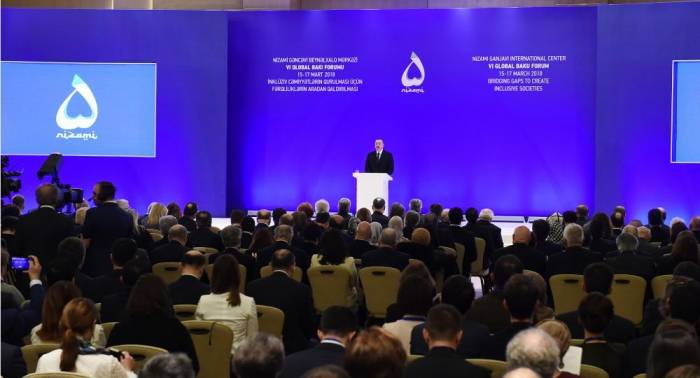 Baku Global Forum verwandelt sich in eine sehr wichtige Plattform - Ilham Aliyev