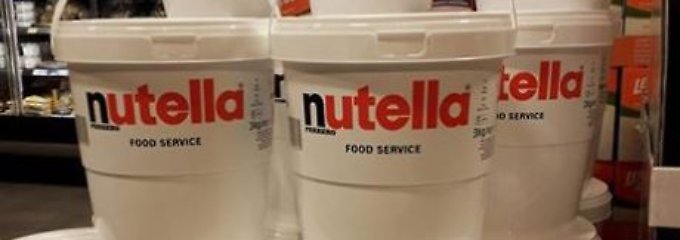 Nutella-Eimer sorgt für Wirbel