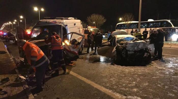 Bir ailənin 4 üzvü yol qəzasında ölüb