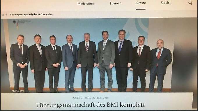 Frauen haben bei Seehofer nichts zu sagen