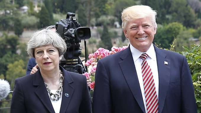 Trump und May planen Anti-Spionage-Allianz