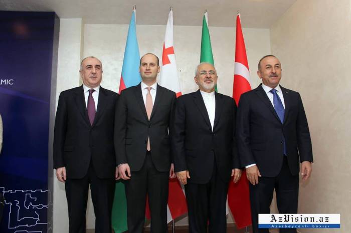 Azerbaijan, Turkey, Iran, Georgia FMs sign joint declaration in Baku