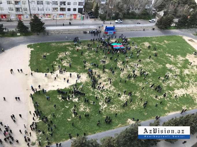 Bakı polisi: Mitinqdə 1200 nəfər iştirak edib 