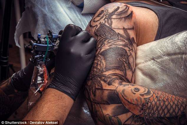 Up to 10 per cent of people who have tattoos are at risk of scarring