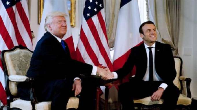 Trump et Macron s