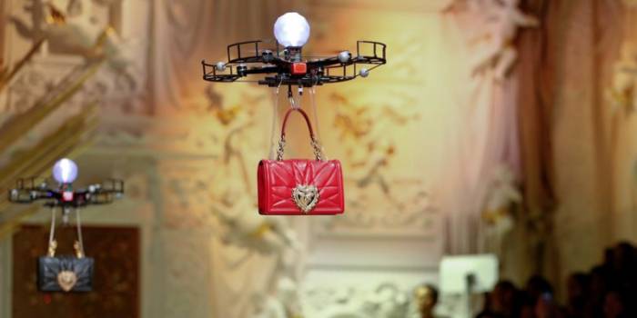Dolce & Gabbana sent purses down runway with drones at Milan fashion show - NO COMMENT